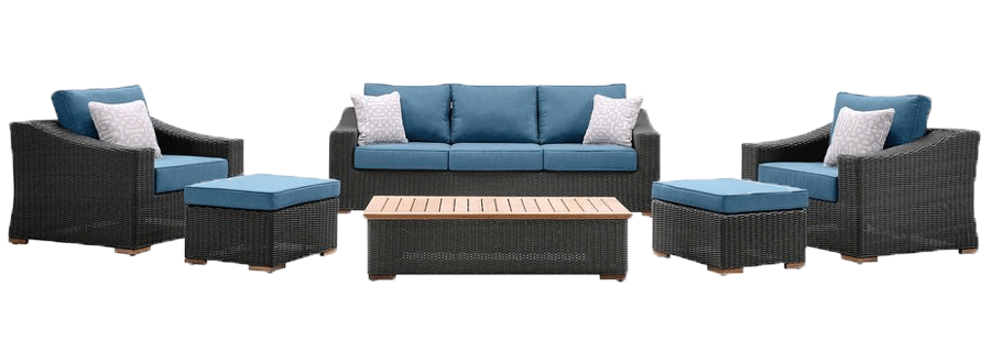 La-Z-Boy New Boston Sofa and Lounge Chair Cushions (with Ottoman)